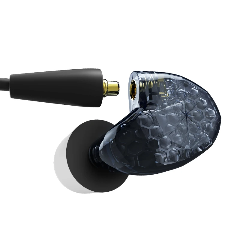 Наушники AUDIOSENSE T300 3 Knowles с сбалансированным арматурным драйвером, гибридные наушники-вкладыши, Hifi музыкальный монитор, студийные наушники с MMCX Detchable