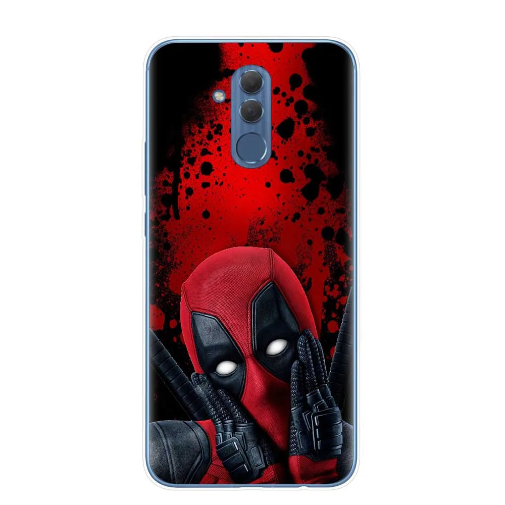 Marvel DC Comics Железный человек паук Джокер Бэтмен ТПУ чехол для телефона для huawei mate 10 20 Lite Pro Y5 Y6 Prime Y9