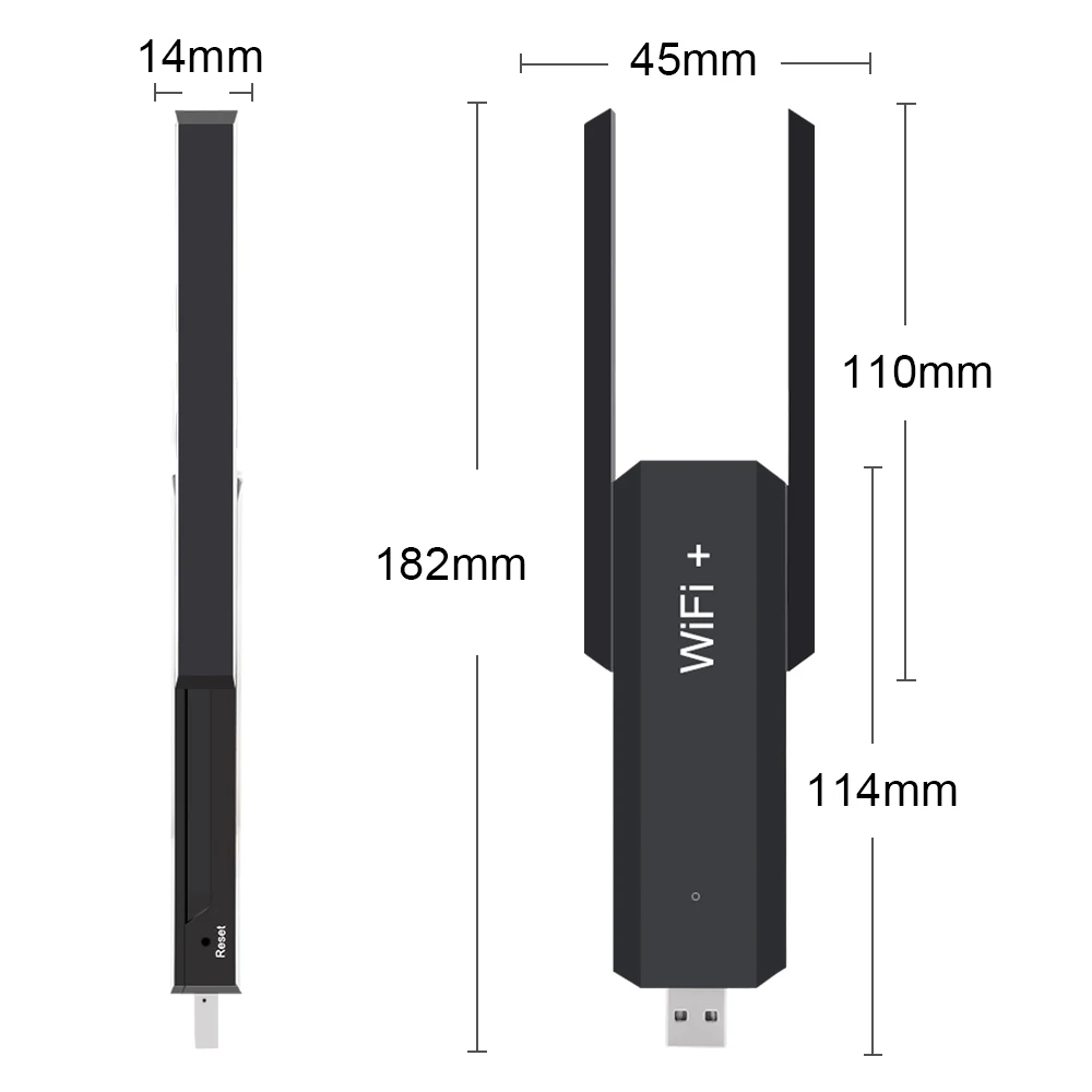 USB 2.0 Беспроводной Wi Fi ретранслятор 300 Мбит сигнала Усилитель 802.11N/B/G двойной