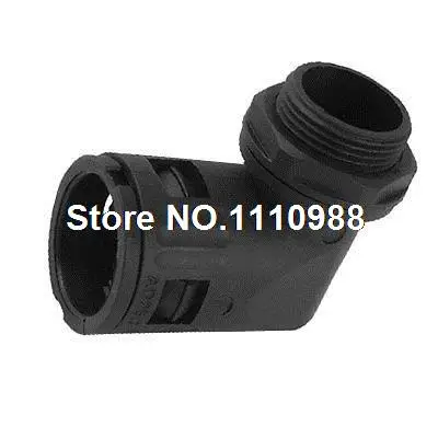 

Black 24.5mm Thread Right Angle Conduit Quick Connector