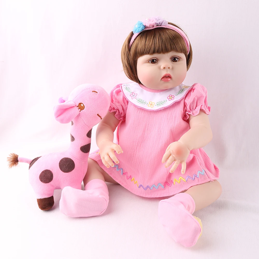 Полностью мягкие силиконовые куклы Reborn Baby 55 см, реалистичные детские Игрушки для ванны Bebe, реалистичные игрушки Menina Boneca, подарки на день рождения