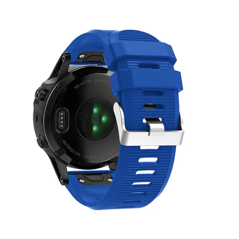 Сменный ремешок для часов из силикагеля мягкий быстросъемный Garmin Fenix 5X Plus 3B21 |
