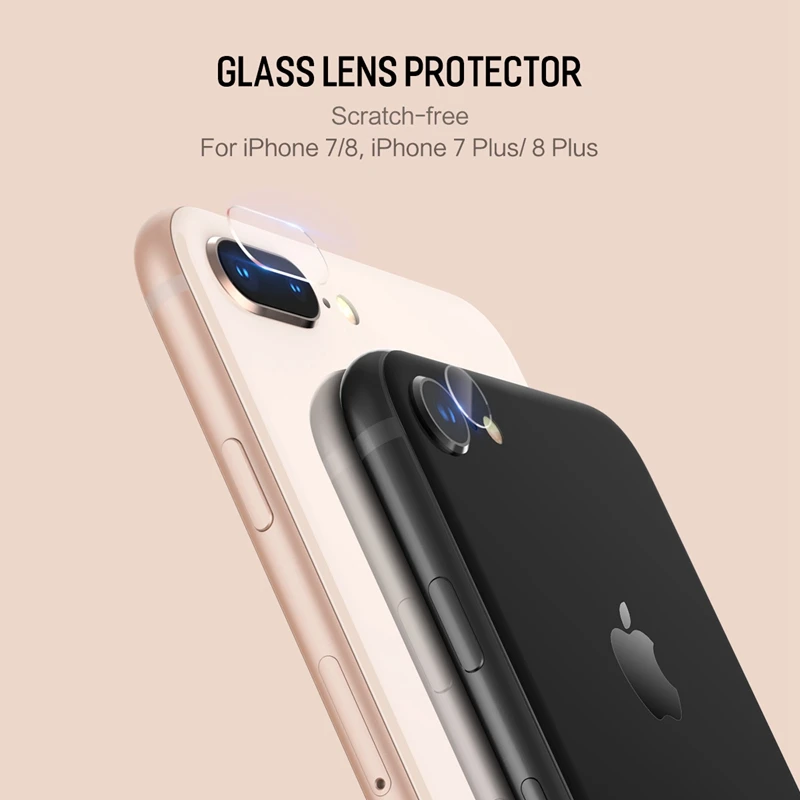 ROCK 0 15 мм 2 шт прозрачная камера объектив стекло для iPhone 7 7plus 8 плюс протектор
