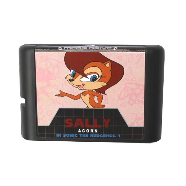 Sega MD игровая карточная карта-Салли желудь в Сонике Ежик 1 для 16 бит sega MD игровой картридж система Megadrive Genesis