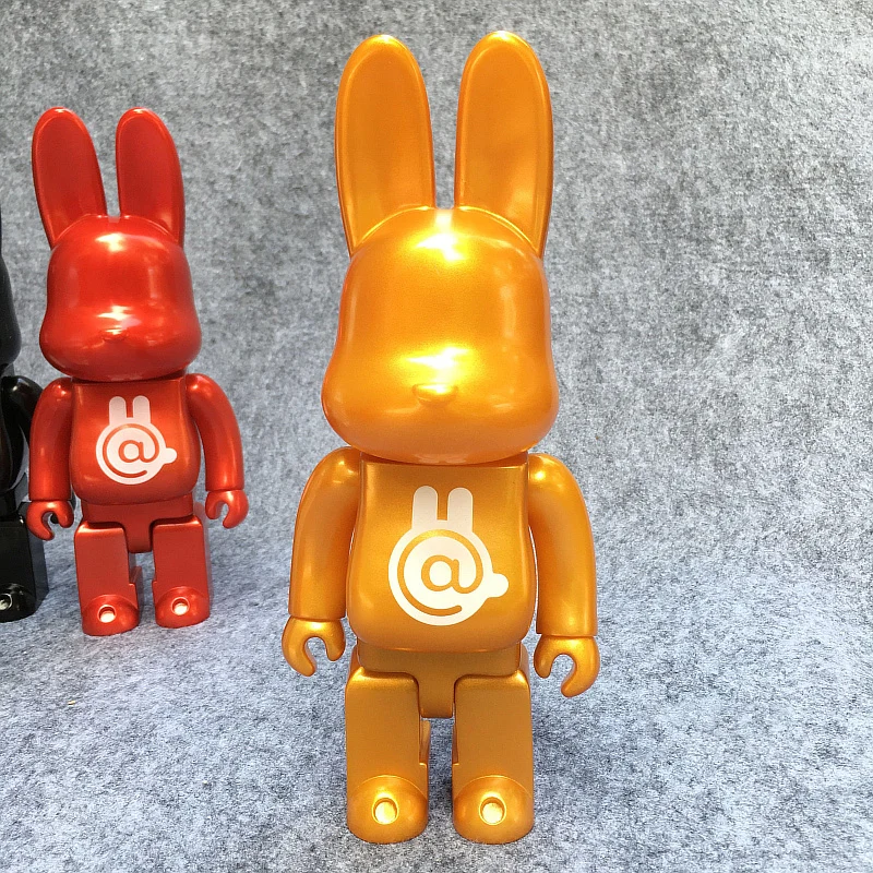 Виниловая кукла 400% Bearbrick Cospaly модная Симпатичная Фигурка кролика на День святого