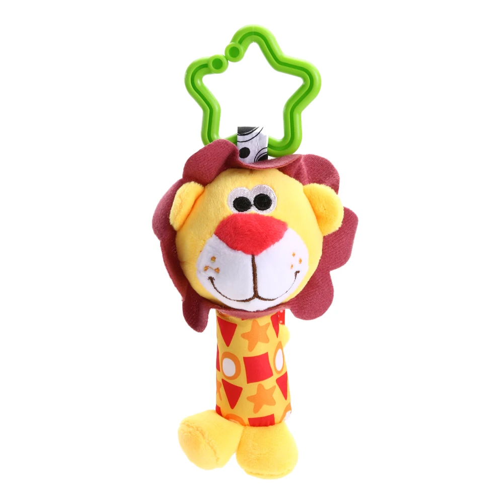 Lion Детская коляска, висячий колокольчик, Колокольчик для новорожденных мальчиков и девочек, мягкая милая кукла с животными, развитие колокольчиков, Детские колокольчики, игрушки - Цвет: Lion