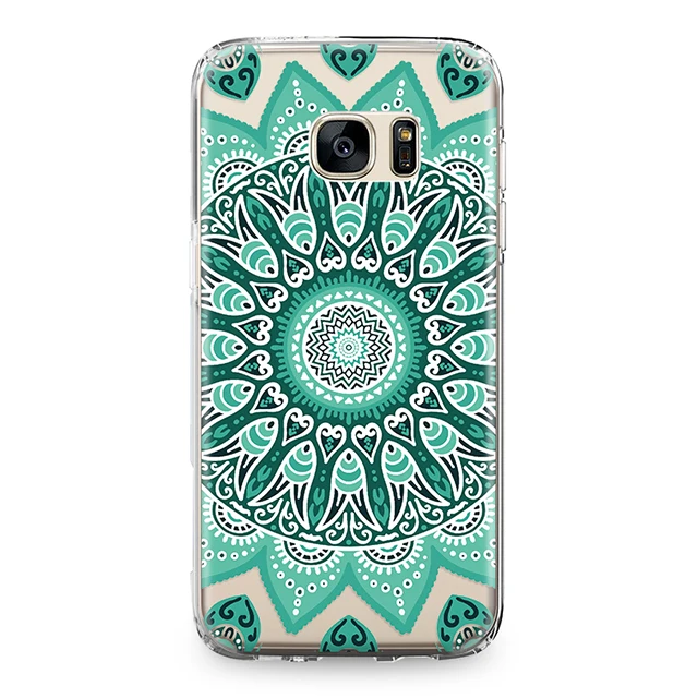 0053 Чехол-накладка из ТПУ с цветными цветами и мандалой для samsung Galaxy J3, J5, J7, A3, A5, A8,,,, силиконовый чехол, Fundas Coque - Цвет: 0053