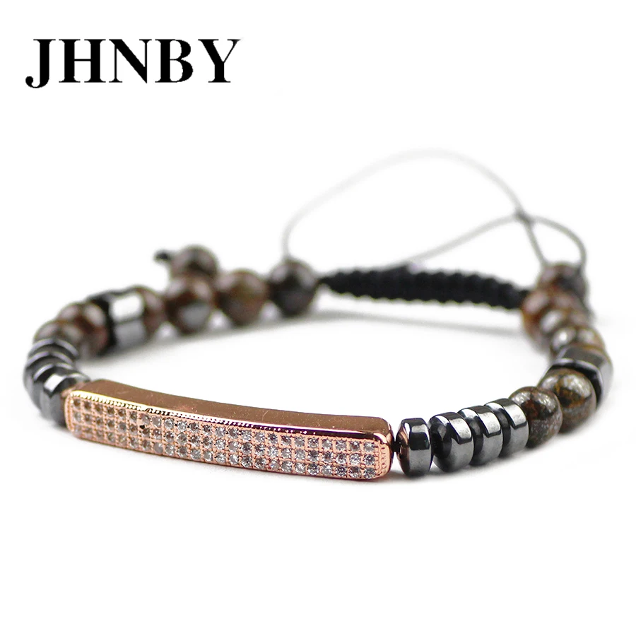 JHNBY изгиб трубки Lucky плетеный Канат для женщин медь браслет мм 6 талисманы