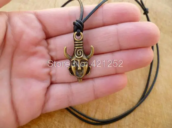 20 шт Сверхъестественное Амулет Dean's защита ожерелье Samulet кожа Регулируемый |