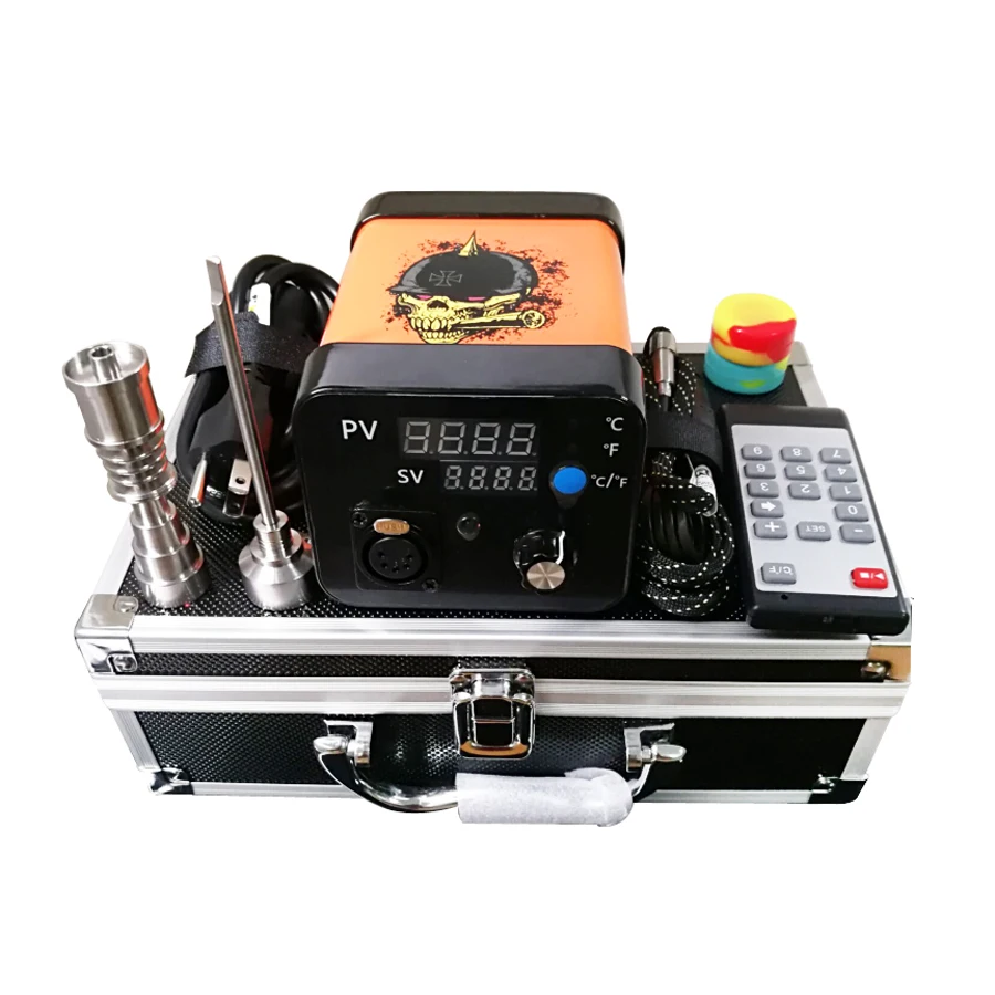 Нагреватель для воска Электрический E Dab Nail Dabber Rig инструмент катушка нагреватель коробка карбюратор крышка испаритель сухой травы воск Vape ручка комплект курительная Водопровод