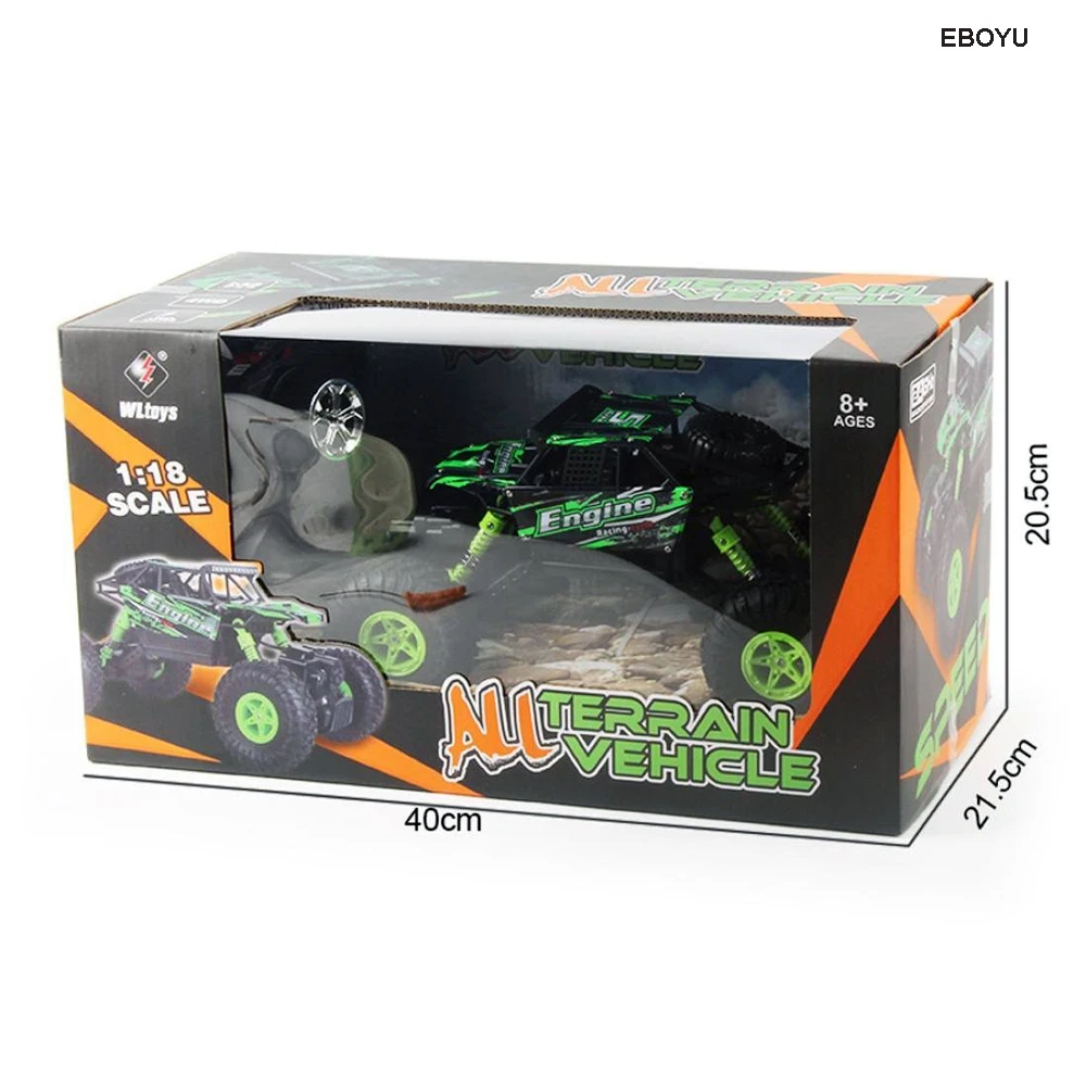 Wltoys 18428 B 1/18 2 4G 4WD Электрический RTR внедорожный скалолазание гусеничный
