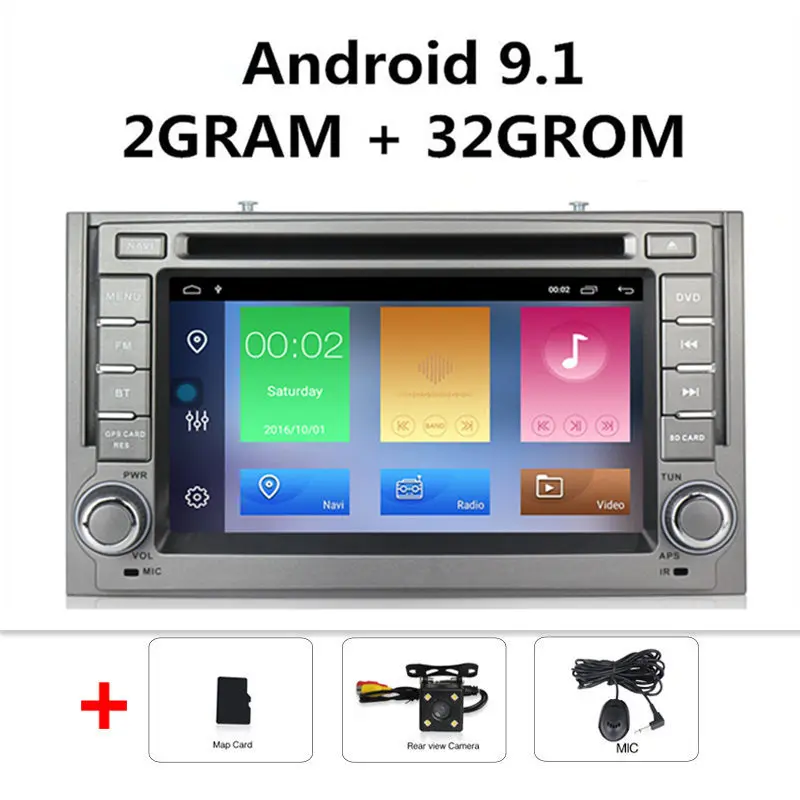 Car dvd Camera 2din Android 9,1 автомобильный dvd мультимедийный плеер радио для hyundai H1 grand starex 2007- gps Навигация DVD Радио FM WiFi BT USB - Цвет: Car dvd Camera