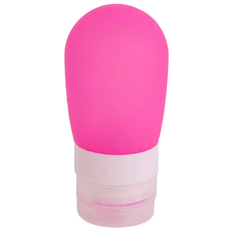 80 мл портативный мини сплошной цвет силиконовый путешественник упаковка бутылка