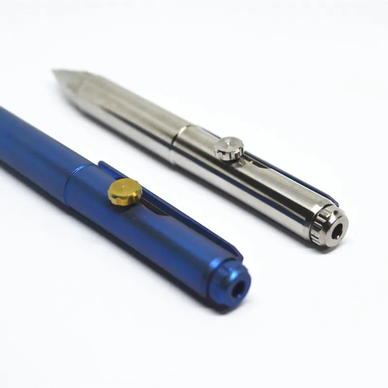 Новый EDC Шестерня металлическая ручка титана мини карманный фонарь удобный