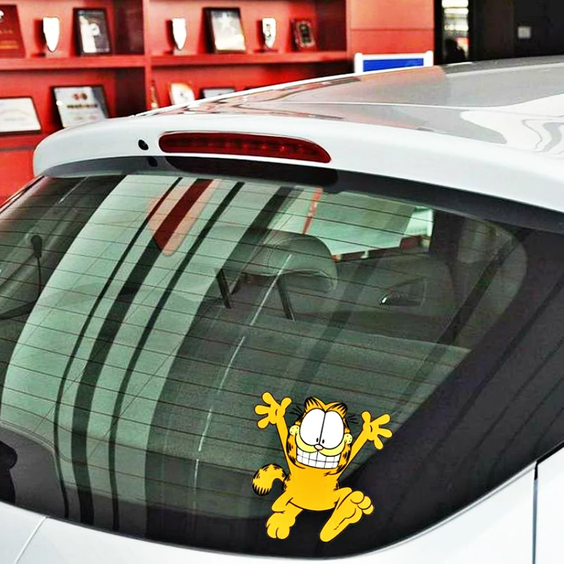 Алиавто мультяшная наклейка забавная Гарфилд Аксессуары для Ford Mondeo MK4 Focus 2 3 C max S