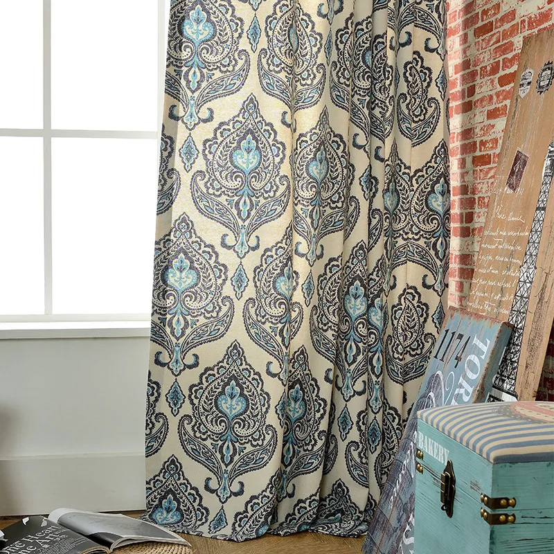 Гардины подкладка для гостиной кухня полиэстер хлопок печать класс высокого