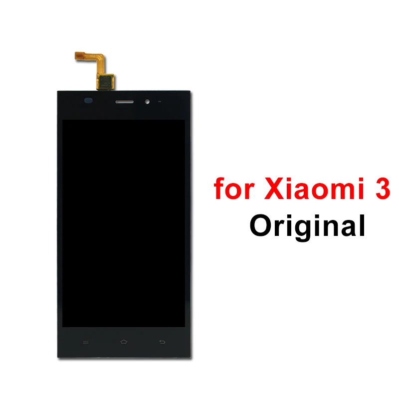 100% Оригинальный ЖК дисплей для Xiaomi Mi 3 сенсорный экран дигитайзер в сборе