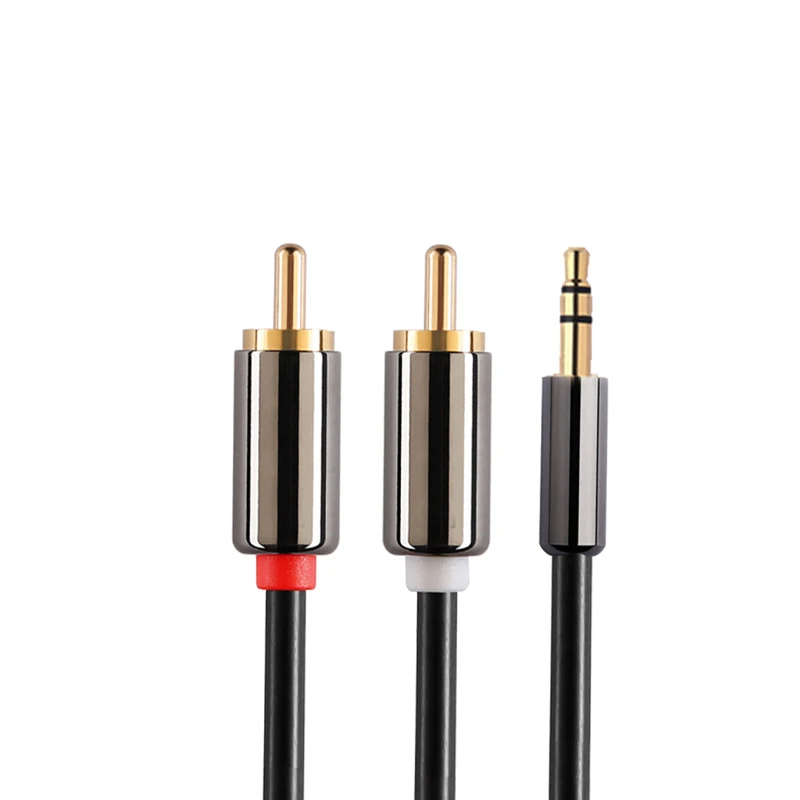 Кабель конвертер 3 5 мм RCA Lotus аудиокабель Папа папа 1 2 метра AUX кабель для iPhone