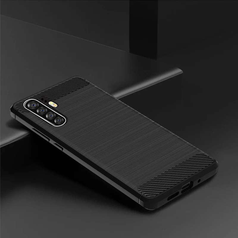 Mixzom для huawei p 30 P20/P20 Pro Чехол углеродное волокно силиконовый чехол-накладка из