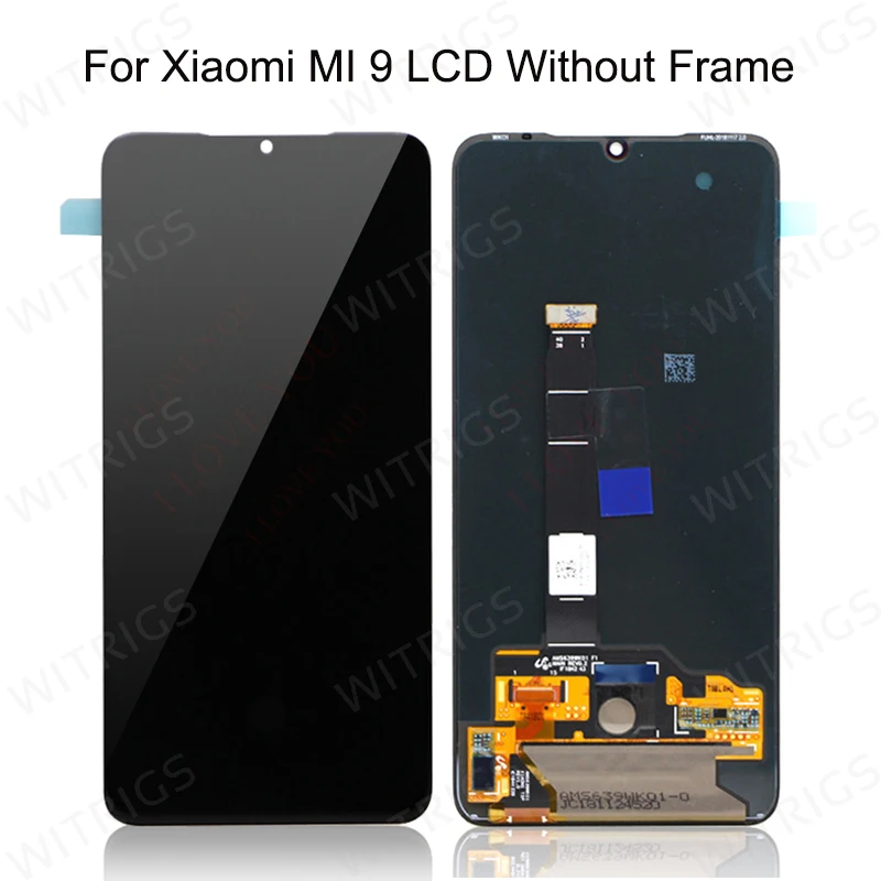 Witrigs AMOLED For Xiaomi Mi 9 LCD Display Touch Screen Digitizer Assembly Mi9 9SE SE Replacement | Mobile Phone Screens