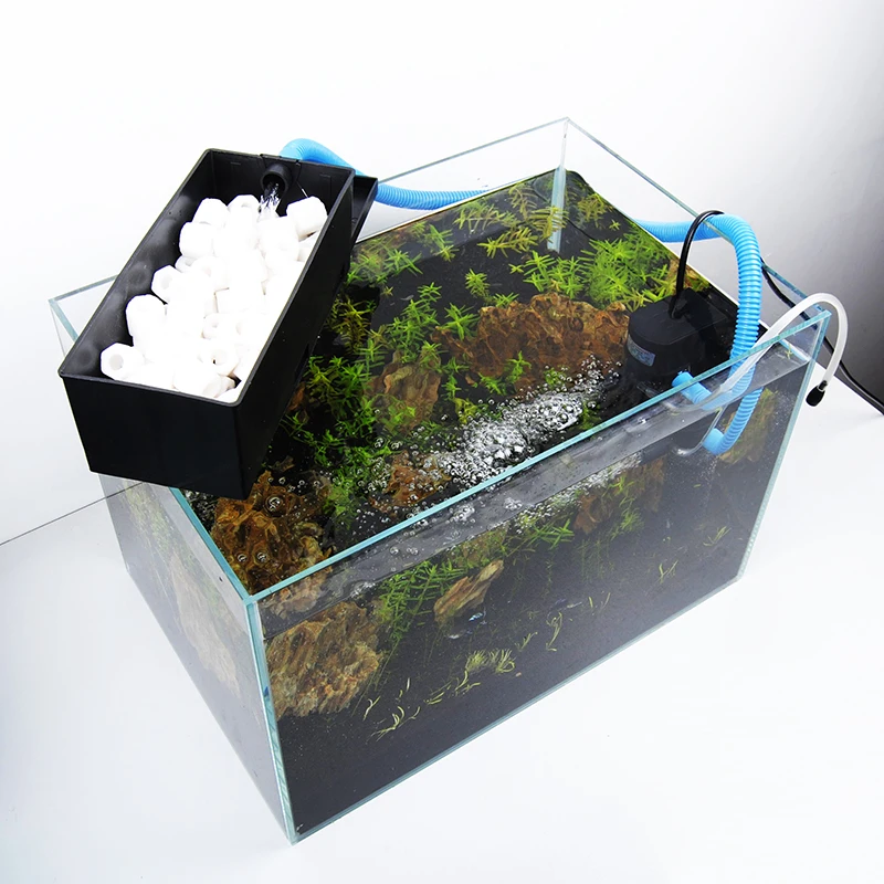 Аквариумный верхний фильтр погружной фильтр-насос три в одном AC 220-240V |