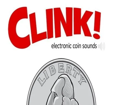 ITmagic Clink! Электронные звуки монет/исчезание монет/смена монет slik крупным планом