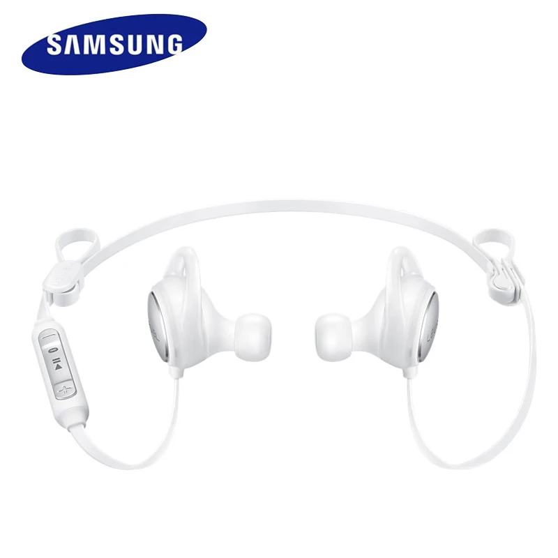 White SAMSUNG уровень активная спортивная Гарнитура портативный Bluetooth беспроводные наушники черный/белый шумоподавление официальный подлинный - Цвет: White