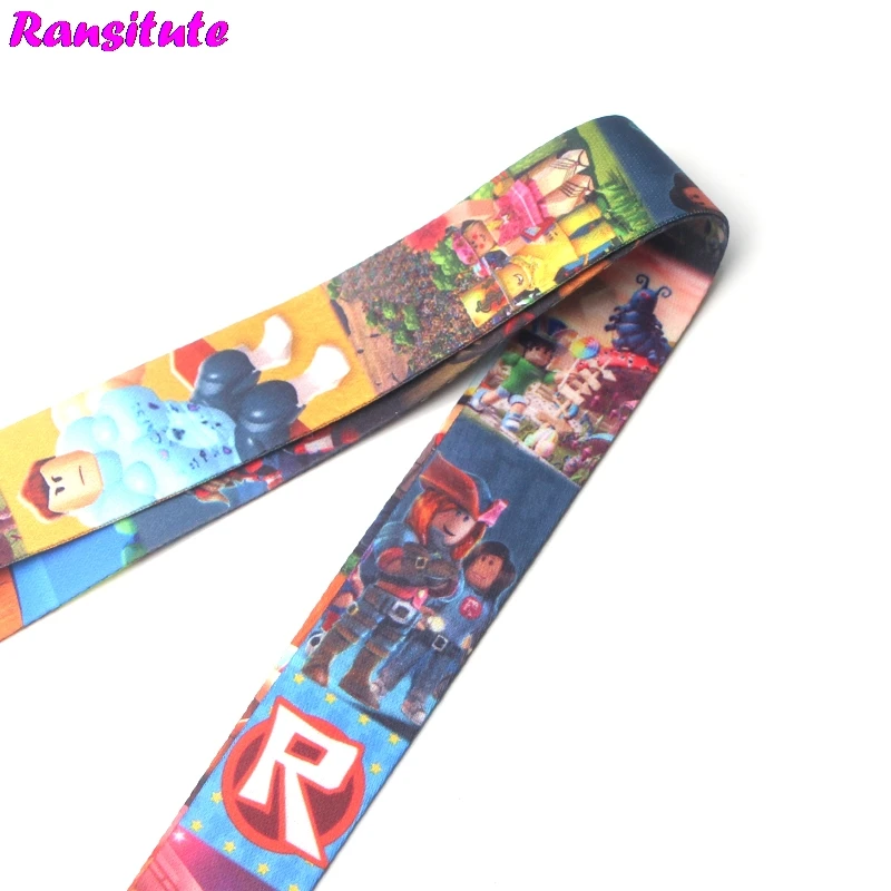 ROBLOX игровой шнур Ключ ID карты мобильный телефон ремень USB держатель Бейджа DIY ремешок