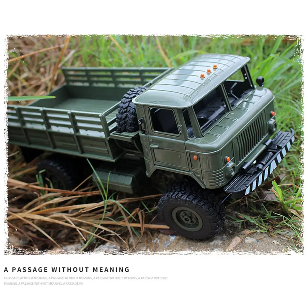 1/16 2,4 GHz RC Гусеничный внедорожный военный грузовик автомобиль с фарой RTR автоматический автомобиль игрушки RC гоночный альпинистский автомобиль игрушка для детей