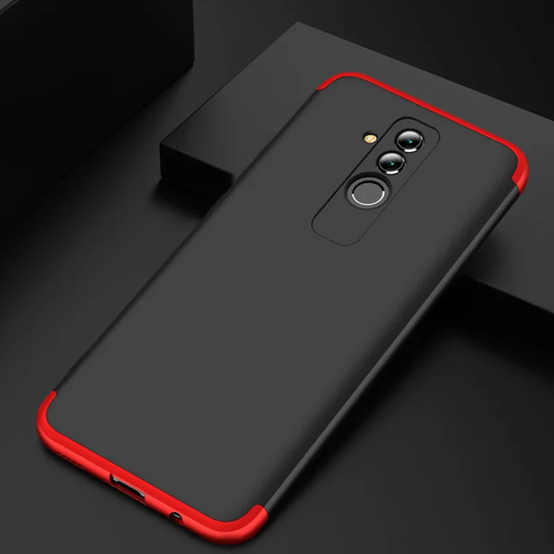 360 полная защита чехол для Huawei Mate 20 Lite противоударный Жесткий ПК задняя крышка