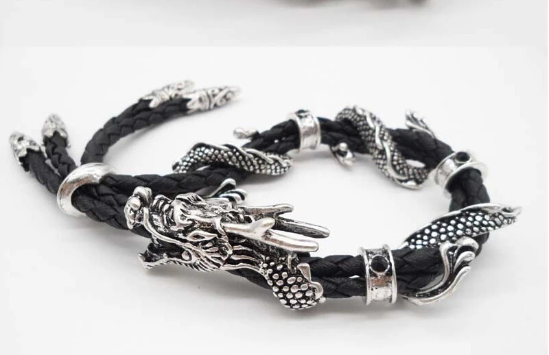 Модные античные серебряные ювелирные винтажные стильные красные веревочные