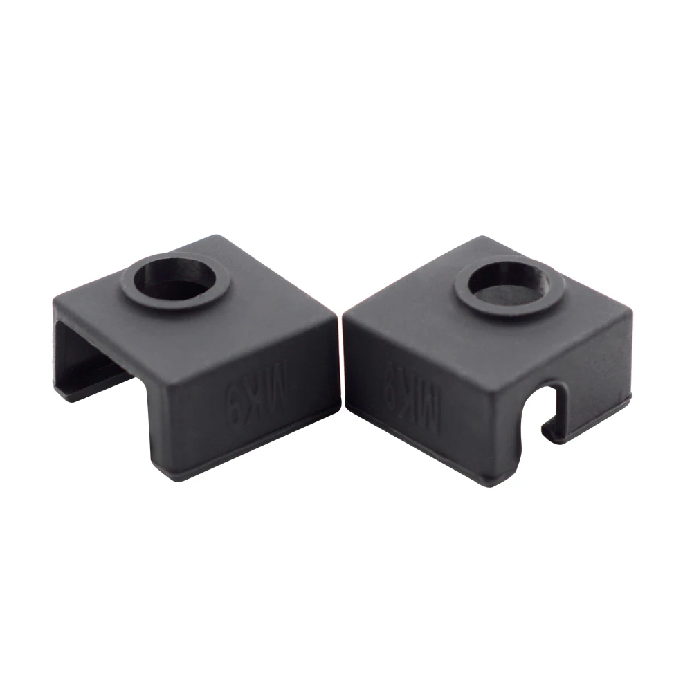 1 шт., синие/розовые/черные силиконовые носки MK7/MK8/MK9 для Ender Creality CR-10 Anet Tronxy X5S, силиконовый нагреватель