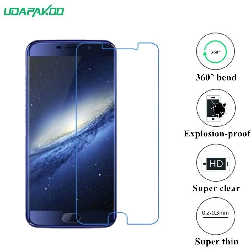 Udapakoo закаленного(Мягкая стеклянный стол скатерти) пленка для Elephone S1 S2 S7 S7 мини S8 нано взрывостойкое стекло Экран протектор