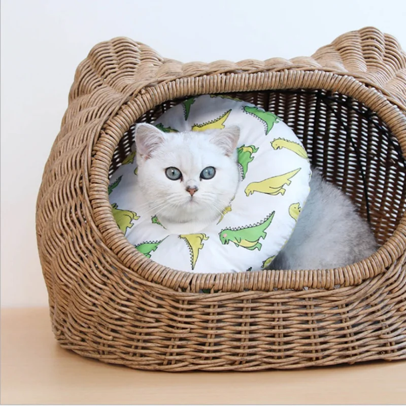 Ошейник для домашних питомцев Круглый против укусов кошек и собак выздоровления