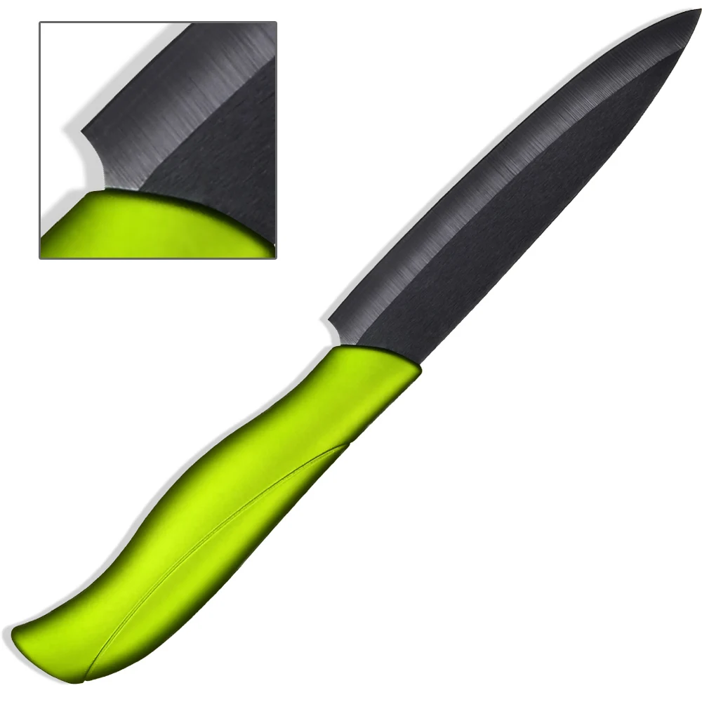 Высококачественный набор керамических ножей 3 дюйма для очистки овощей 4