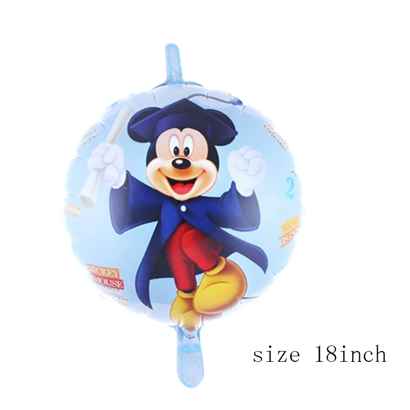 1pc miki 112 см гигантский Микки Минни Маус фольгированный шар мультфильм день рождения украшения для детей Детские вечерние игрушки - Цвет: 1pc miki