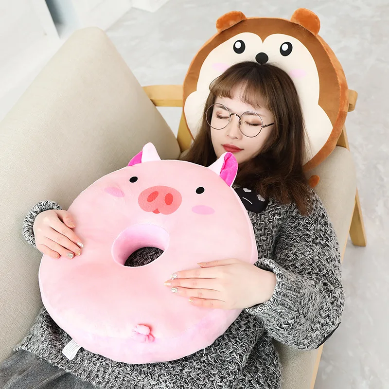 DDWE 40*35 см милые животные кукла Пончик плюшевая подушка мягкая игрушка малыш