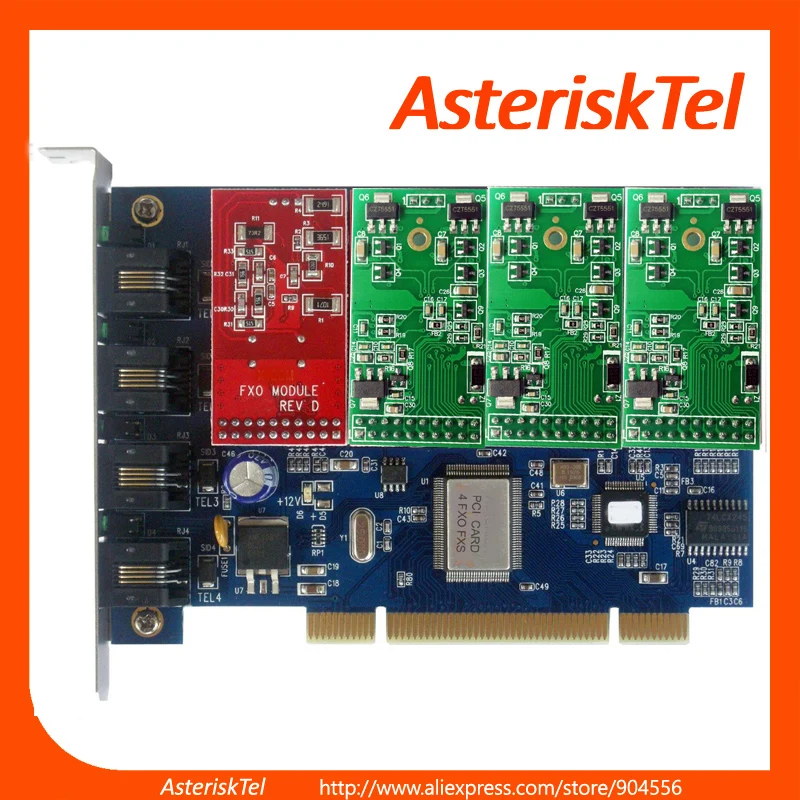 TDM400P с 4 FXS/порты FXO, TDM400P карта Asterisk FXO FXS плата для офисная АТС SIP VoIP PABX