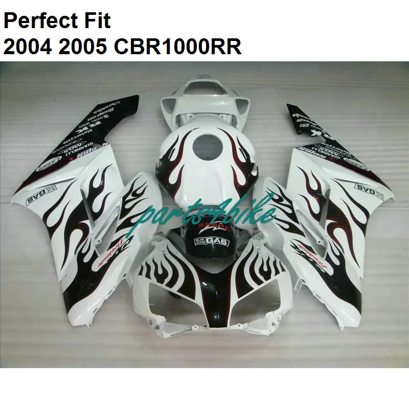 Комплект обтекателей для Honda CBR 1000RR 2004 2005 белый черный CBR1000RR 04 05 NZ33 | Автомобили и