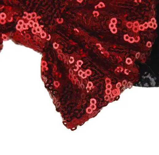 New Baby Nylon Headbands Mouse Ears Headband Hairbands Sequin Bowknot Headwear for Newborn Elastic Hair Accessories | Детская одежда и