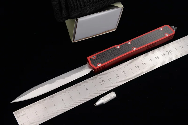 Красный JUFULE OEM MK2 II D2 лезвие из углеродного волокна Алюминиевая ручка для кемпинга выживания на открытом воздухе фрукты EDC Охота тактический инструмент кухонный нож - Цвет: Красный