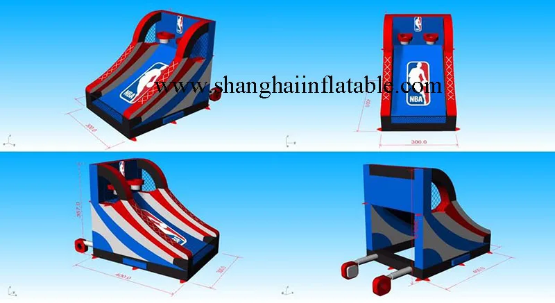 2017 надувной баскетбольный мяч из ПВХ дизайн клиента спортивная игра для детей