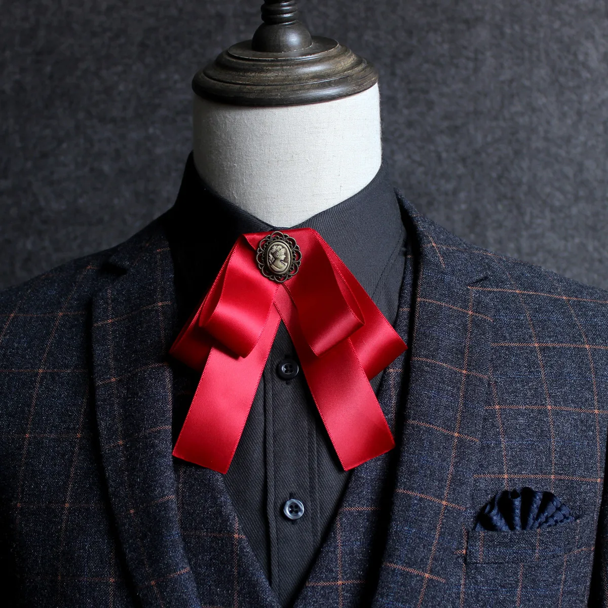 Модная Корейская версия тенденция высокого класса унисекс розовый галстук