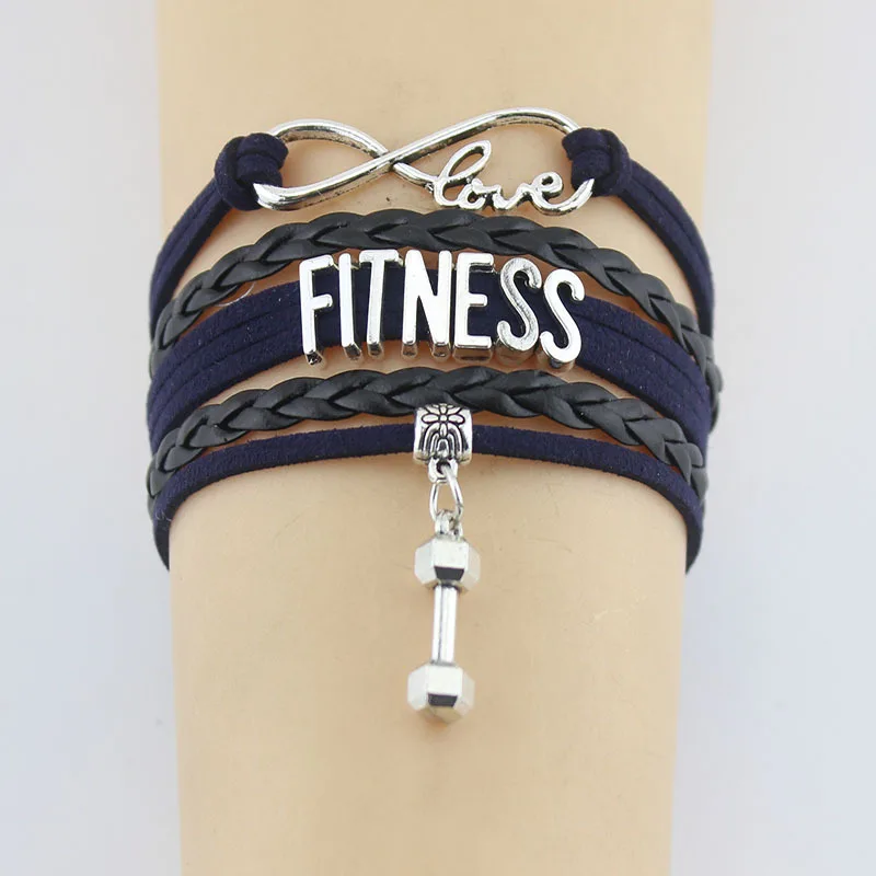 10 шт./лот Бесконечность любовь тренажерный зал Бьюти Тяжелая атлетика фитнеса