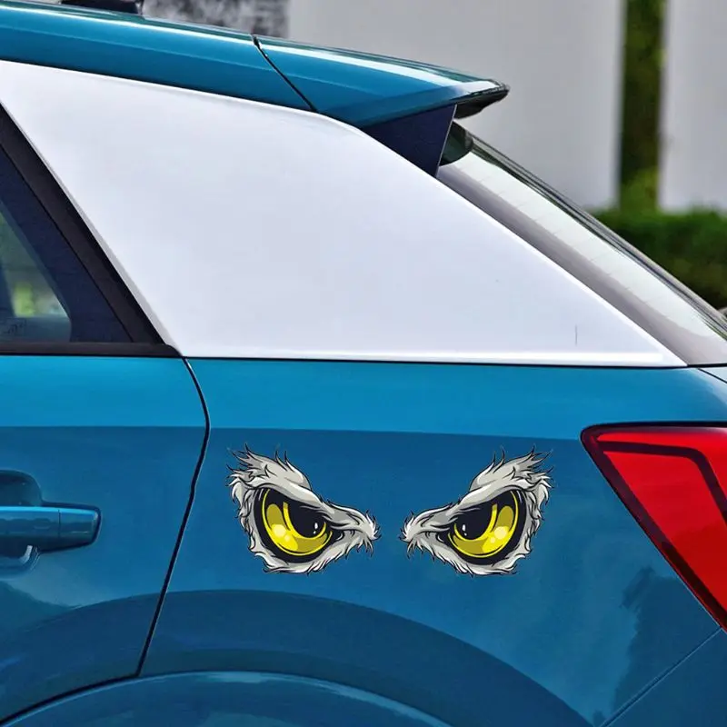 1 пара автомобильная наклейка на Автомобильная зеркало заднего вида глаза