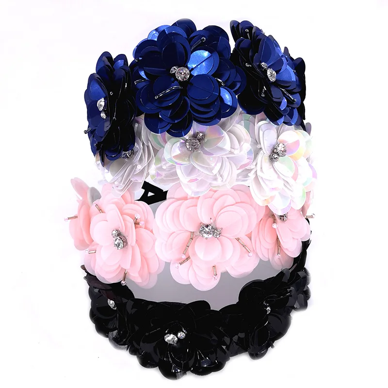 GZHilovingL New Baby Girls Summer Flower Hairbands Cute Kids Childs Handmade Party Headband Hair Accessories Photography | Детская