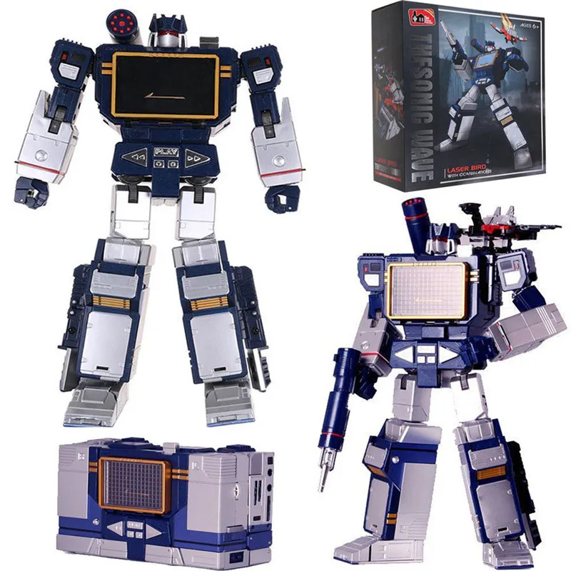 Трансформация THF 01J Soundwave лента walkman Master Piece MP13 Аниме Фигурка негабаритных фигурки