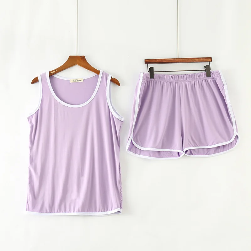 Лето 2019 пижамный комплект пижама шорты Пижама для женщин майка короткая