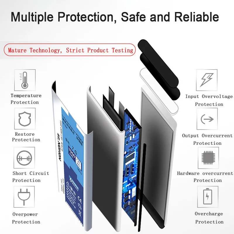 Высокое качество оригинальный NOHON аккумулятор для Apple iPhone 7 7G сменные батареи
