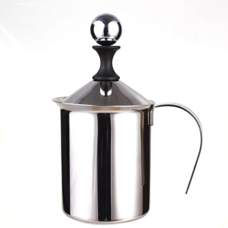 Ручной насос из нержавеющей стали 304 вспениватель и молока 400 мл 800 мл|frother milk|creamer